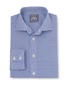 Seth Blue Gingham Check Made-To-Measure Shirt