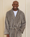 Beige Snuggle Fleece Dressing Gown