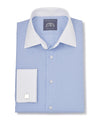 Bernard Blue Prince Of Wales Made To Measure Shirt