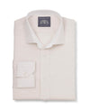 Bertram Cream Linen Made-To-Measure Shirt