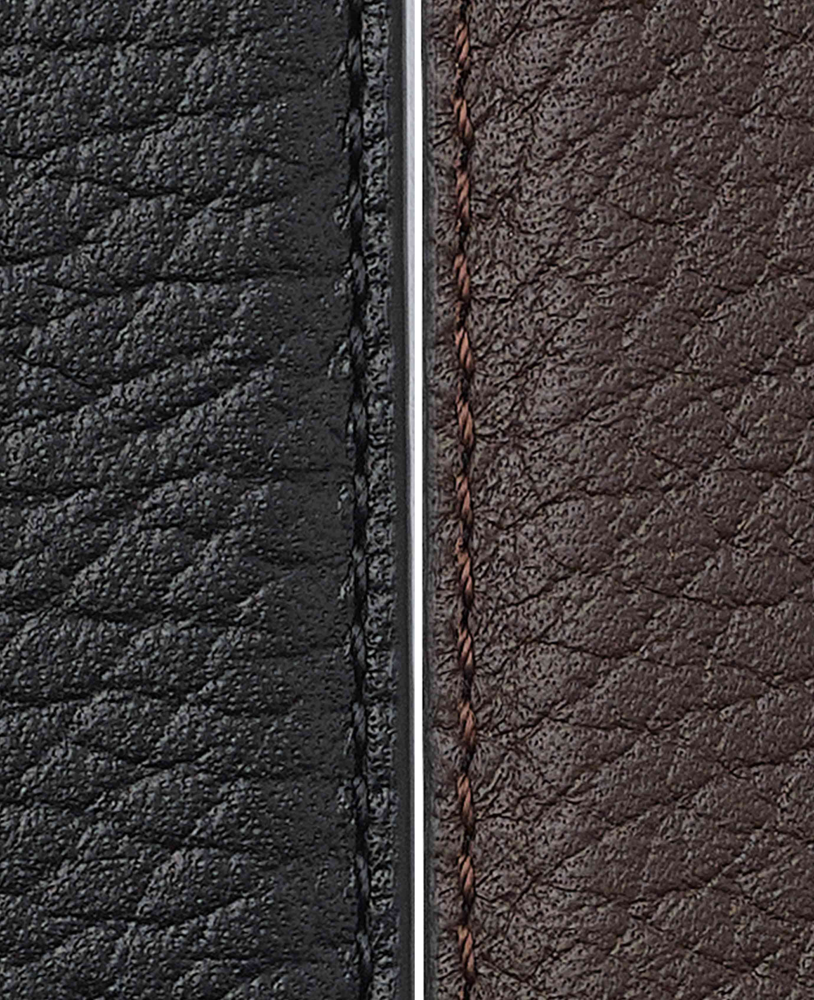 Black Brown Reversible Leather Belt, view 3