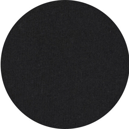 Black Cotton Jersey Crew Neck T-Shirt - Fabric Swatch - MTS101BLK
