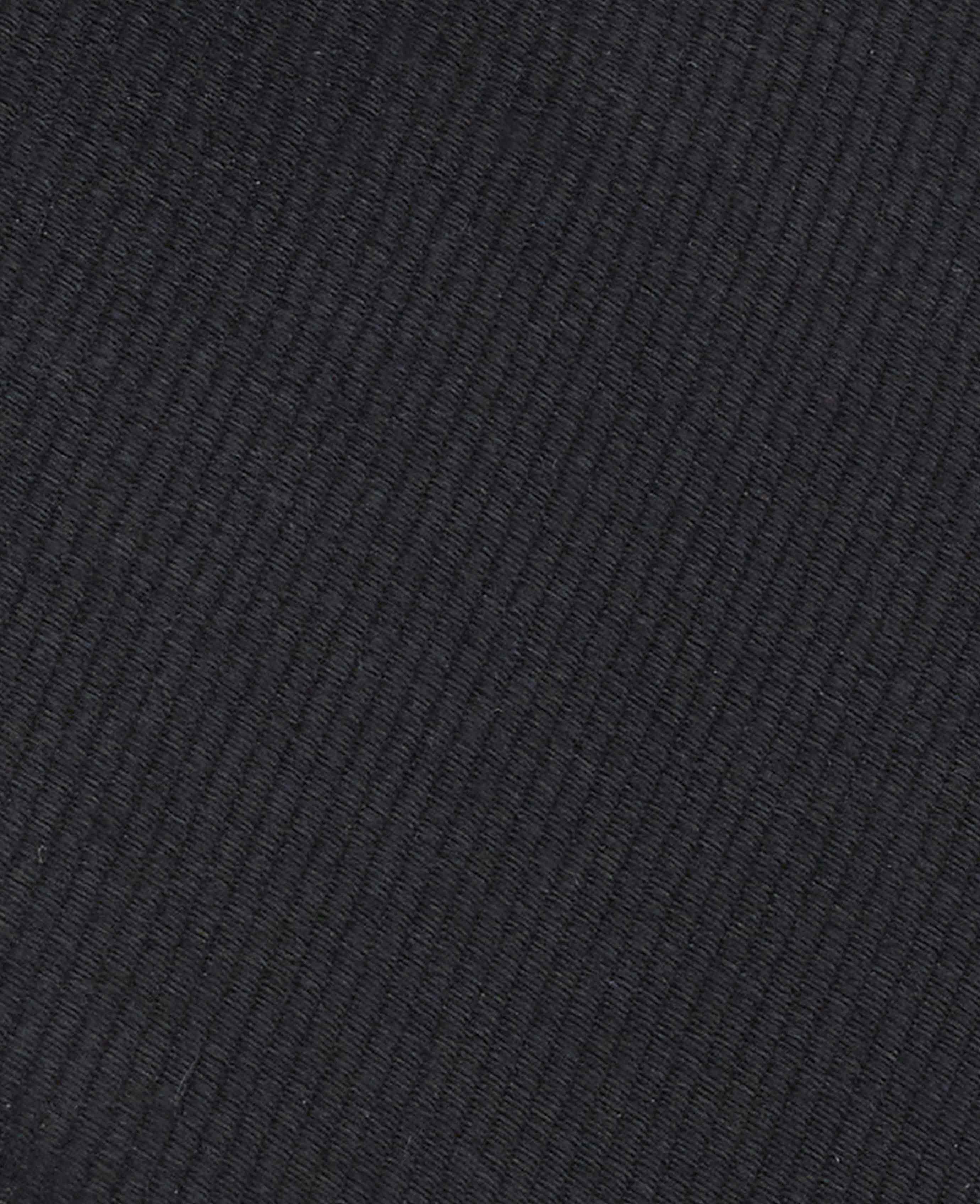Men's Black Fine Twill Pure Silk Tie | Savile Row Company