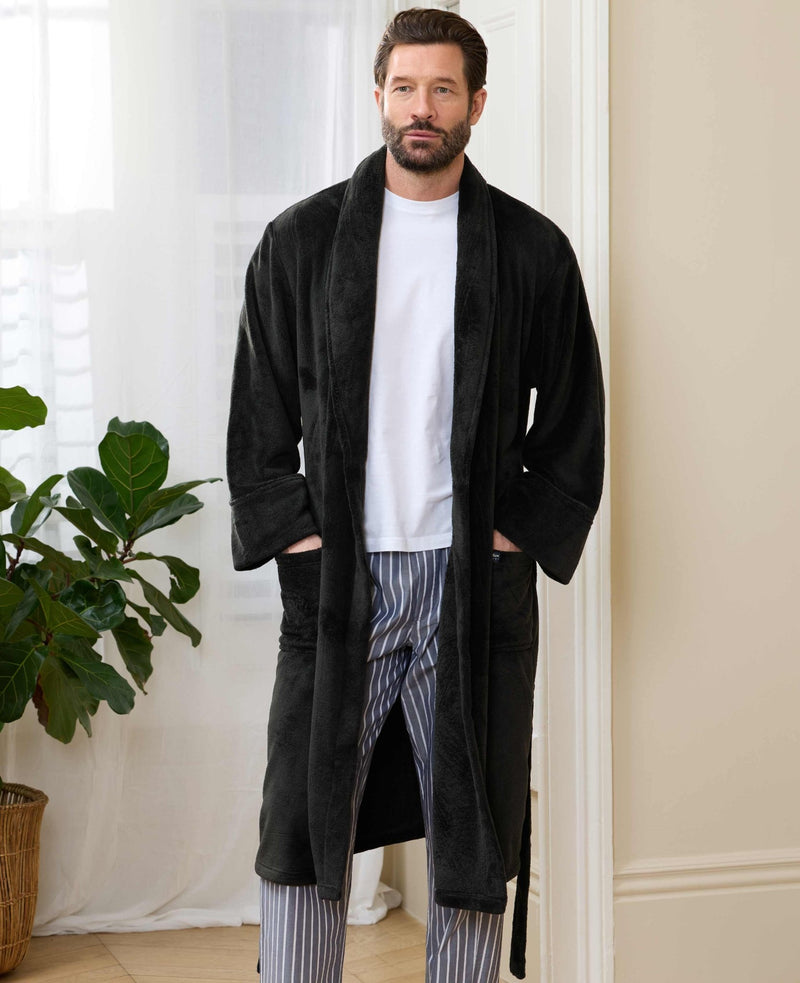 Black Fleece Dressing Gown
