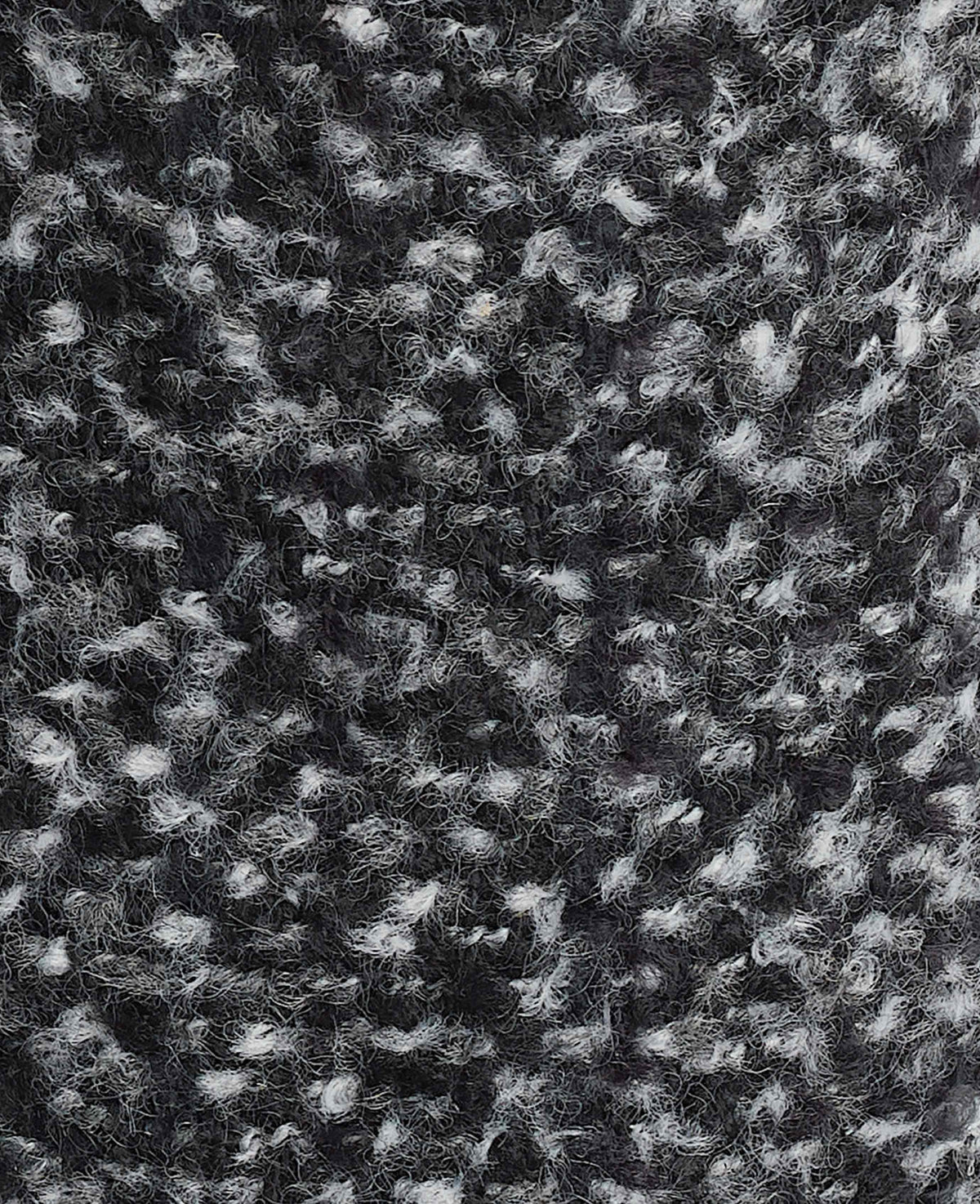 Men's Black Grey Textured Mule Slippers fabric detail