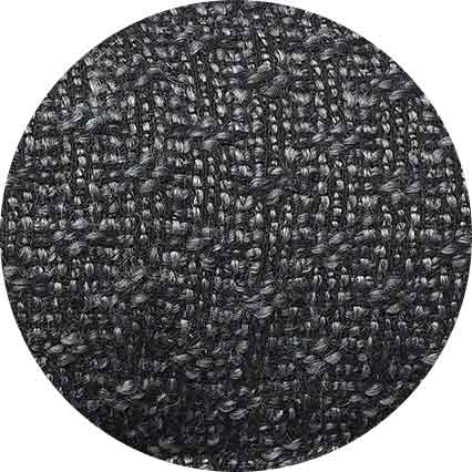 Black Grey Textured Moccasin Slippers