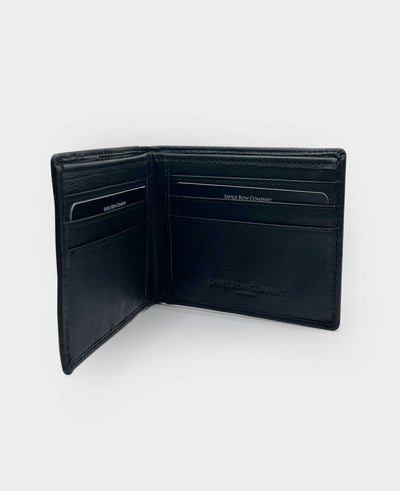 Black Leather Billfold Wallet and Cardholder Gift Set