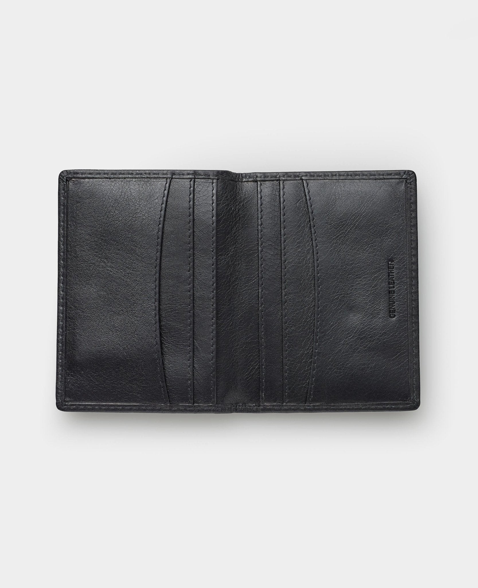 Black Leather Cardholder, view 1
