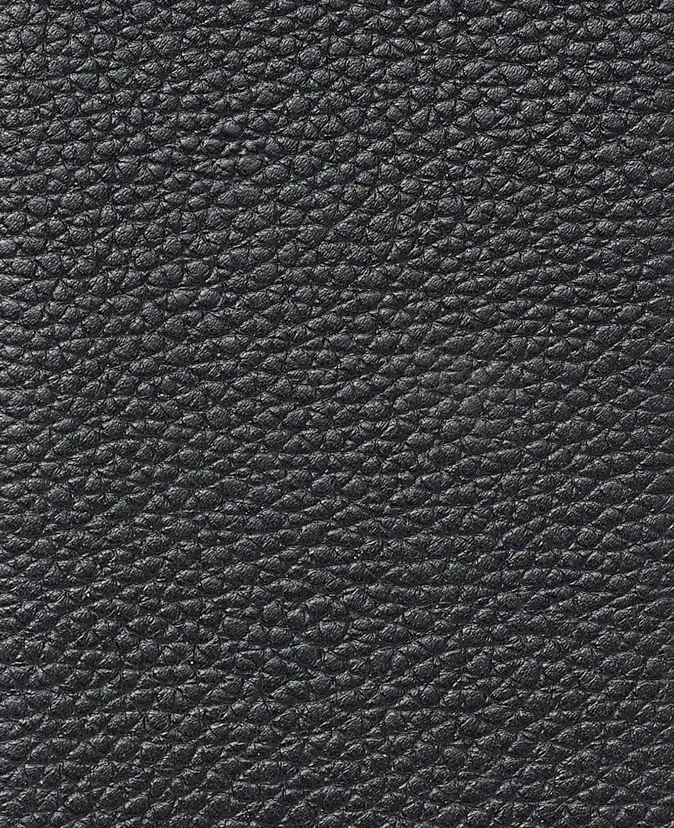 Black Leather Magnetic RFID Slim Wallet, view 5