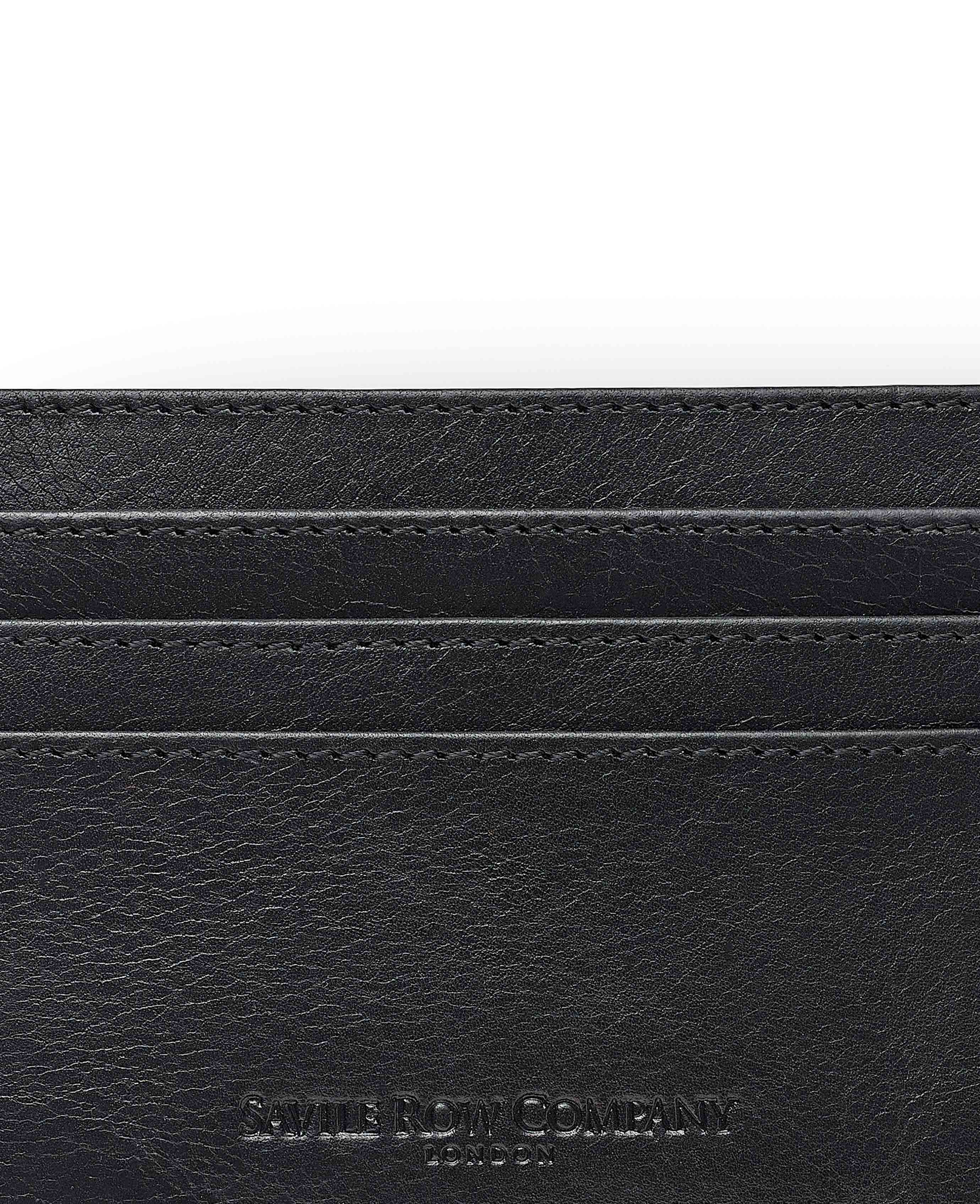 Black Leather Slim Cardholder, view 3