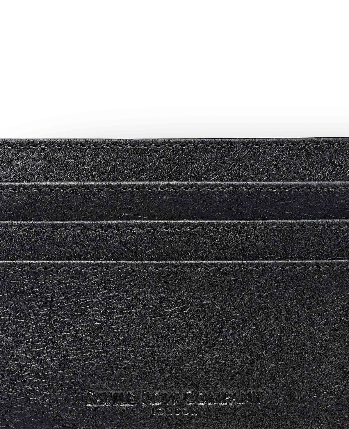 Black Leather Slim Cardholder