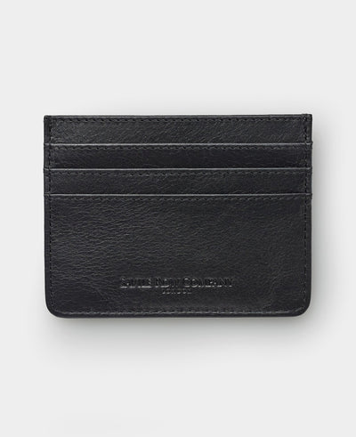 Black Leather Slim Cardholder
