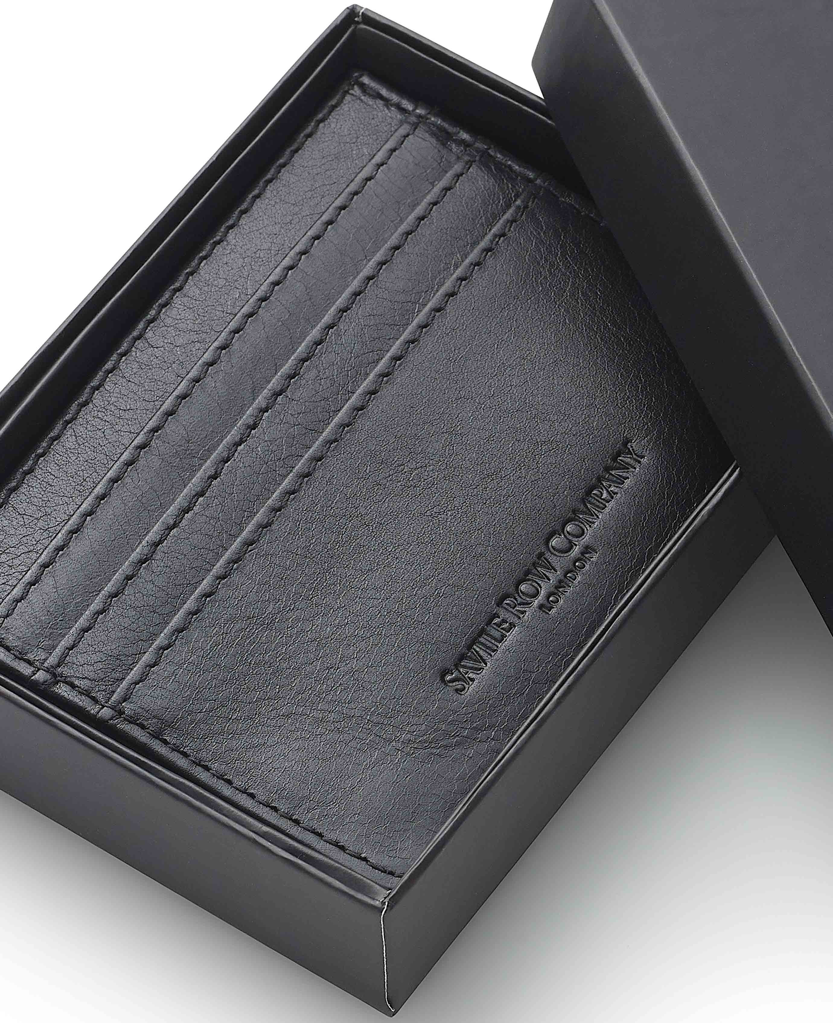 Black Leather Slim Cardholder, view 2