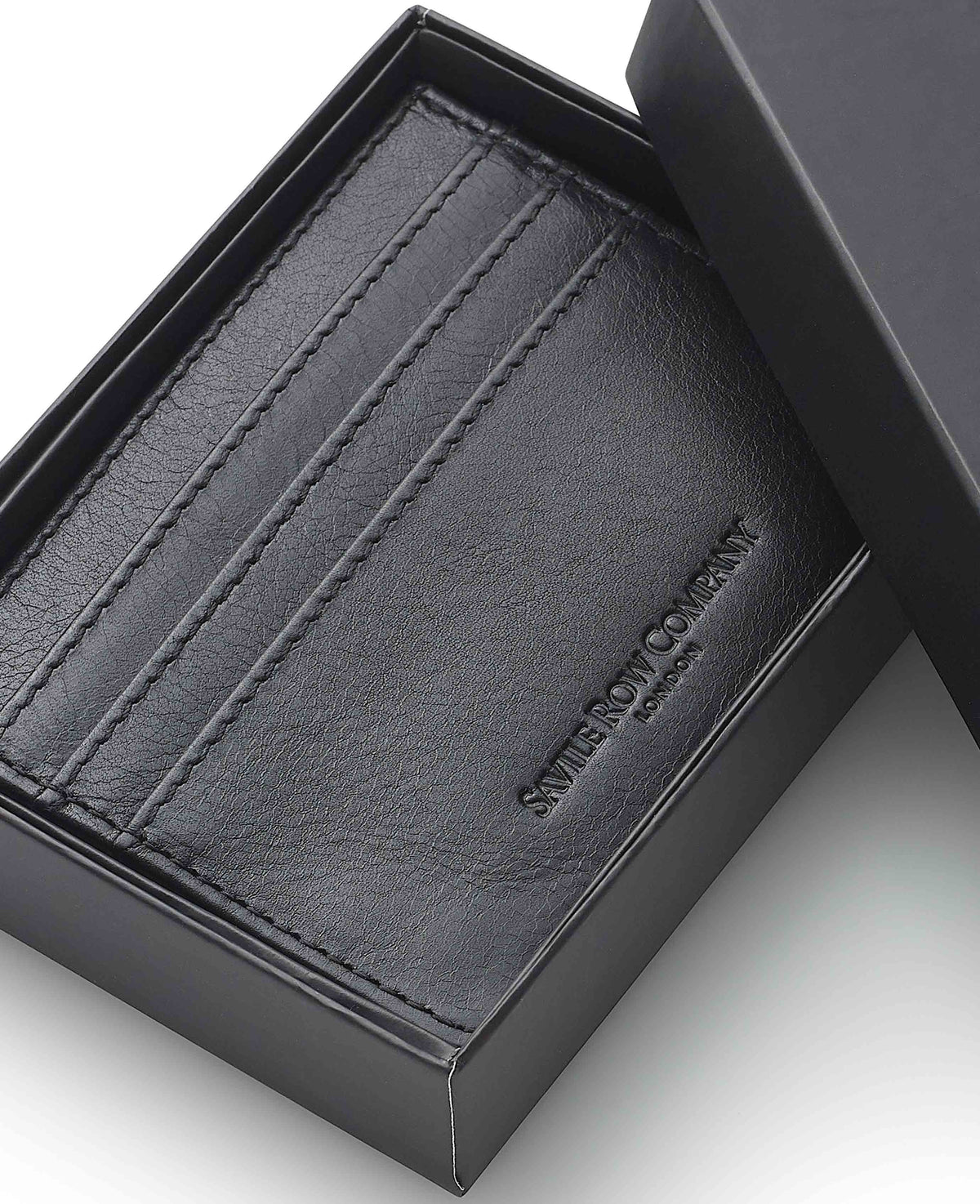 Black Leather Slim Cardholder