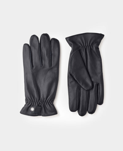 Black Nappa Leather Gloves