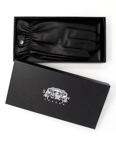 black nappa leather gloves mgv915blk in the box