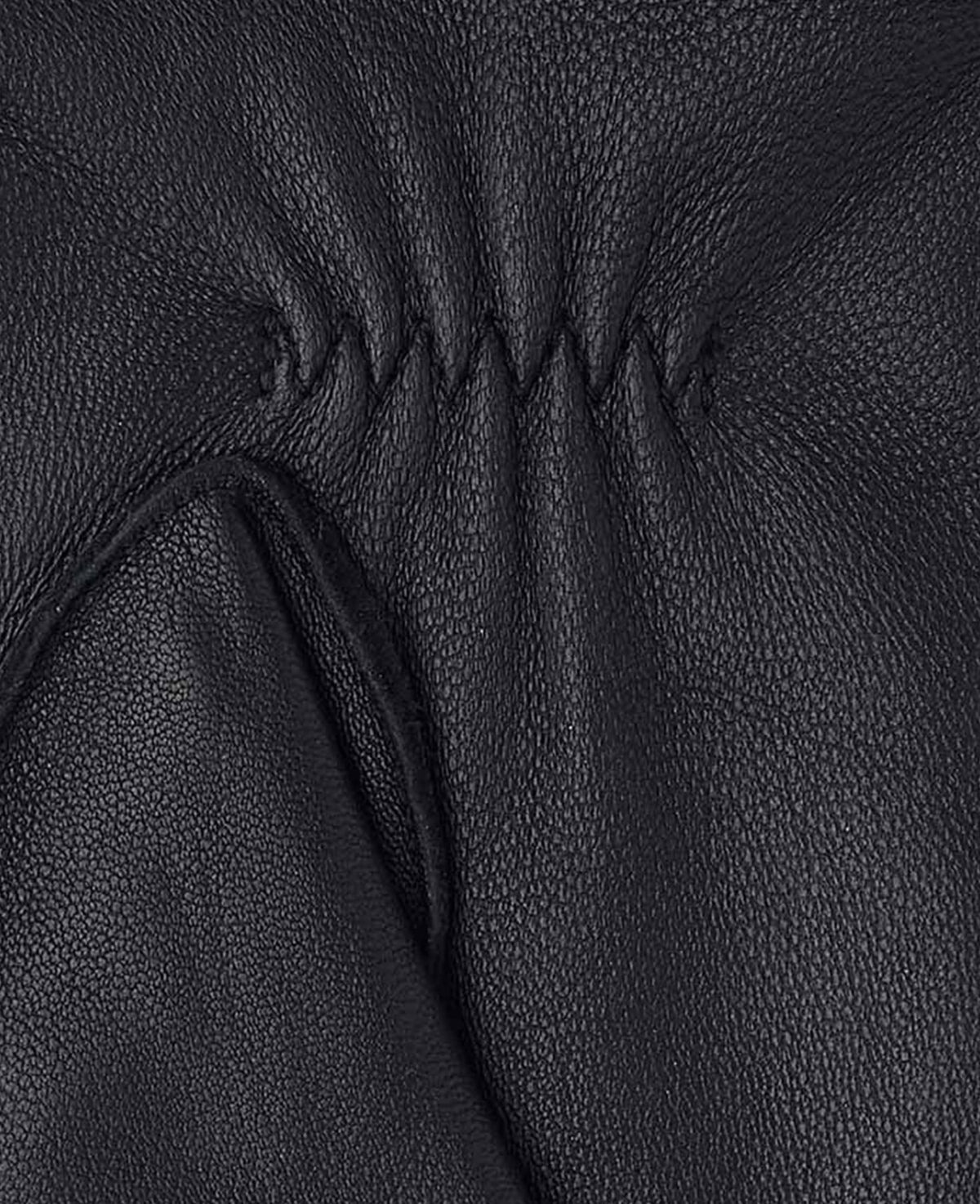 Black Navy Nappa Leather Gloves