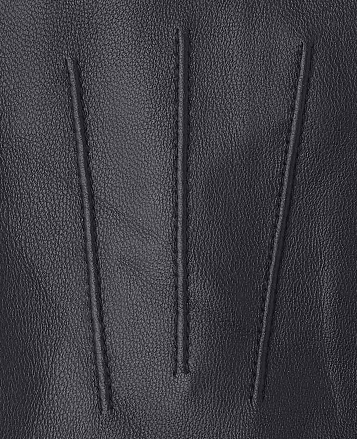 Black Navy Nappa Leather Gloves