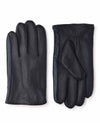 Black Navy Nappa Leather Gloves