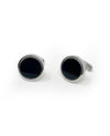 Black Semi Precious Stone Cufflinks