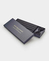 Black Silk Cummerbund & Self Bow Tie Set