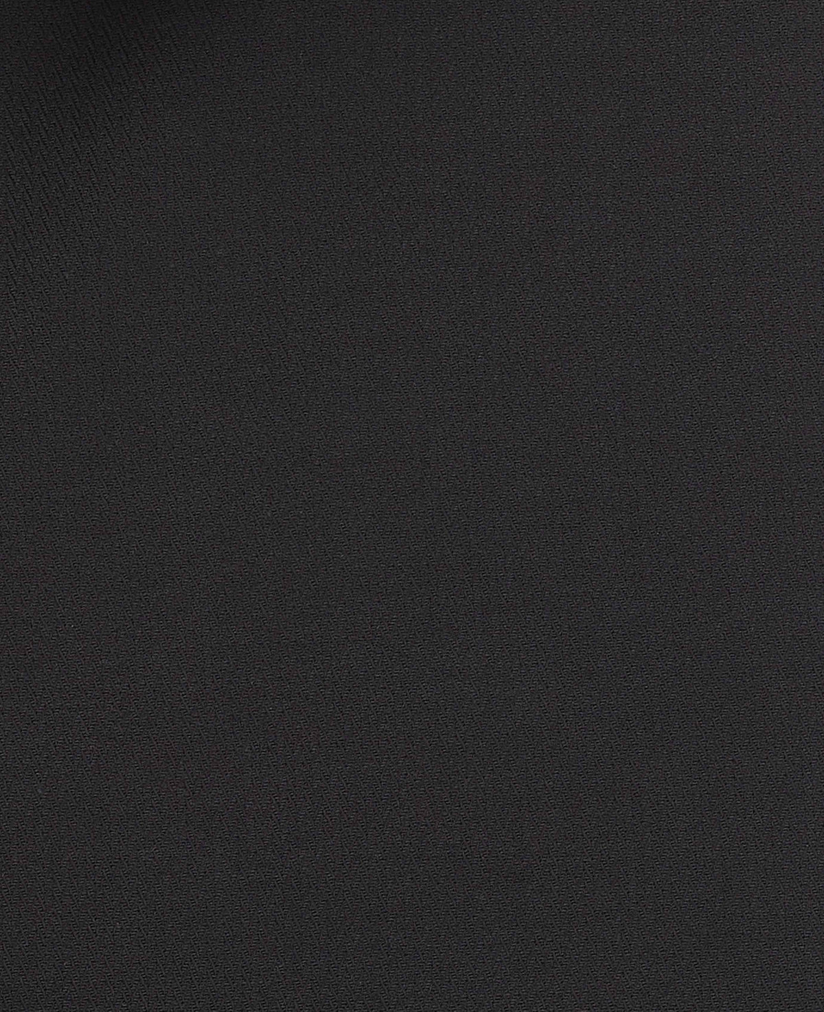 Black Stretch Cotton Herringbone Slim Fit Formal Shirt - Single Cuff
