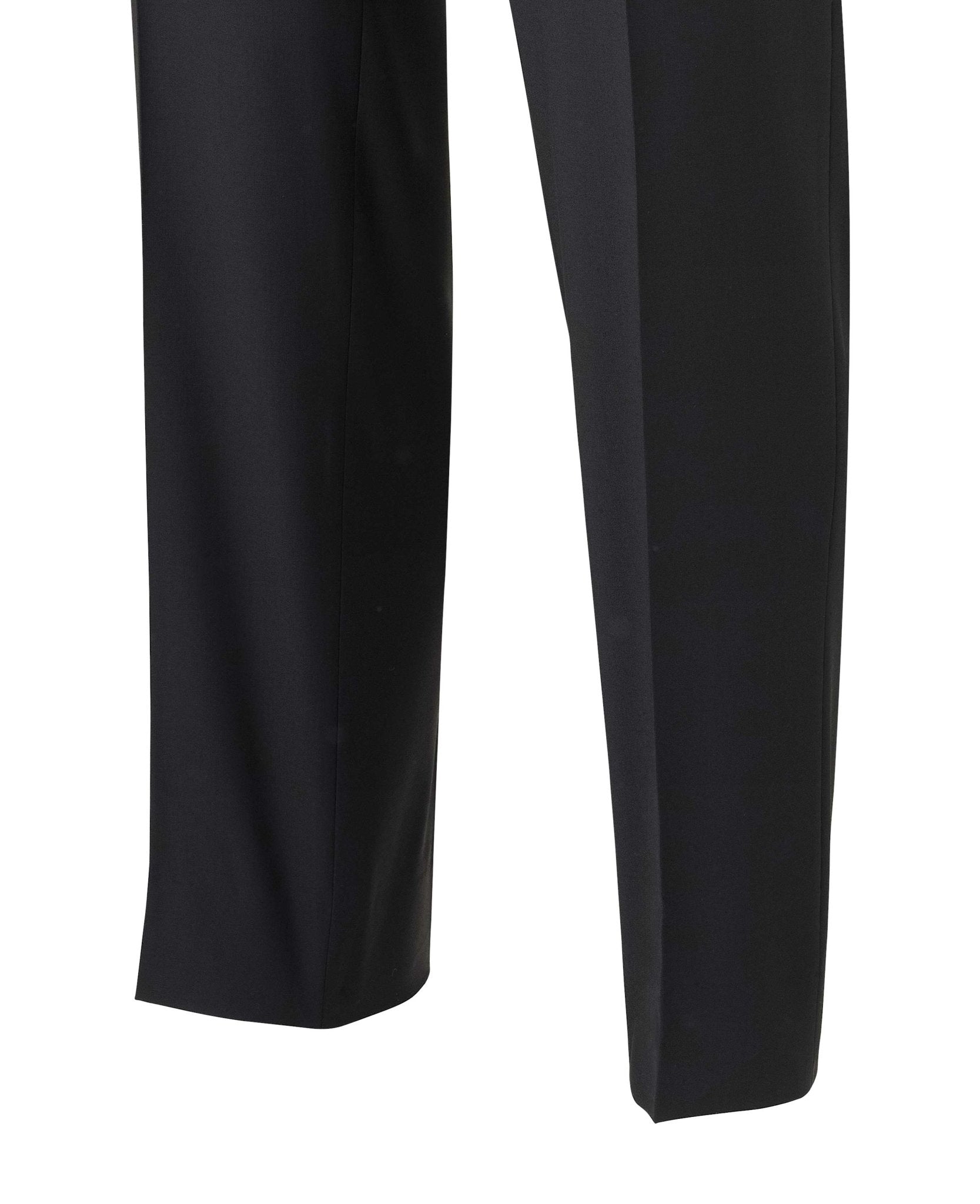 Men's Black Wool Mix Suit Trousers | Savile Row Company