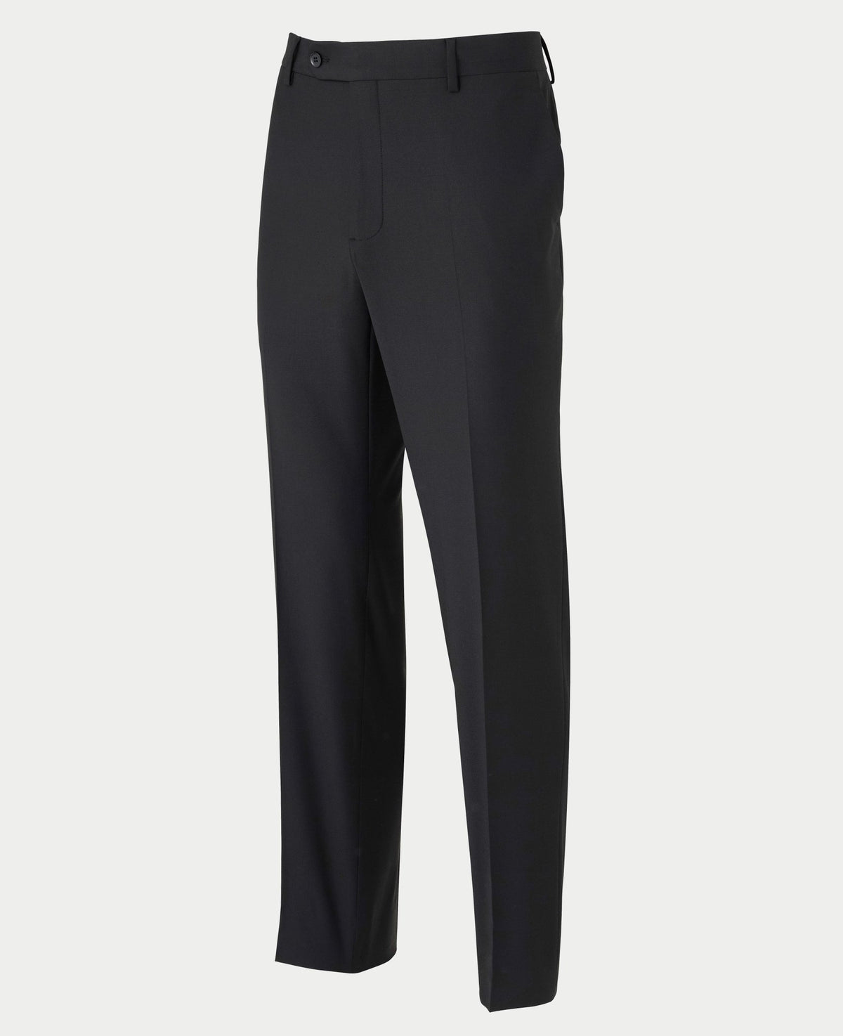 Men's Black Wool Blend Tailored Double Breasted Suit trouser mannequin