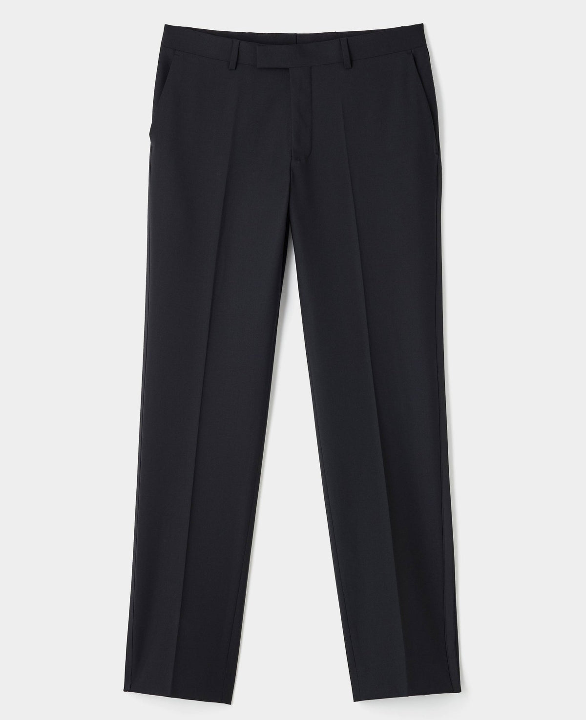 Black Wool Blend Tailored Dinner Suit