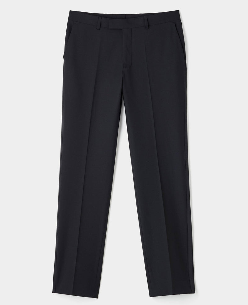 Black Wool Blend Tailored Dinner Suit