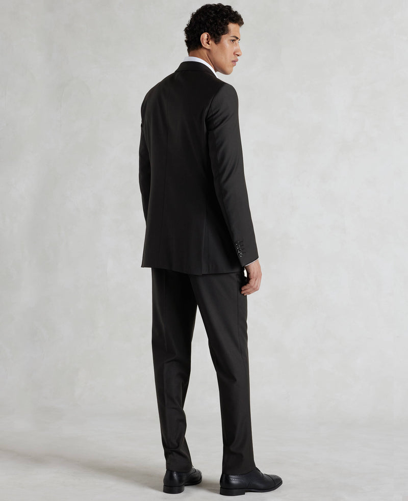 black wool blend tailored suit msuit338blk new model