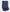 Blue Brushed Cotton Twill Henley Checked Pyjama Set