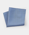 Blue Chain Silk Pocket Square