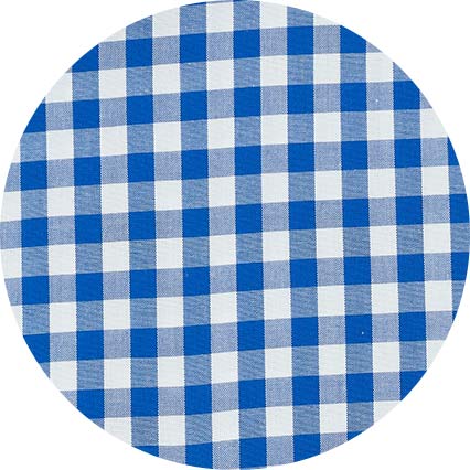 Blue Classic Fit Gingham Formal Shirt - Single Cuff