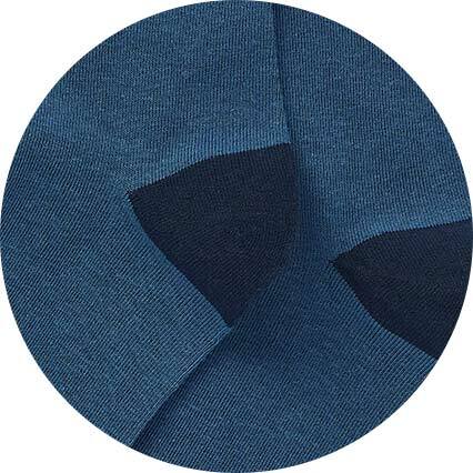 Men's Blue Navy Three Pack Socks Fabric Swatch