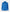 Men's Blue Cotton Pique Long Sleeve Polo Shirt mannequin