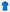 Men's Blue Cotton Pique Short Sleeve Polo Shirt mannequin