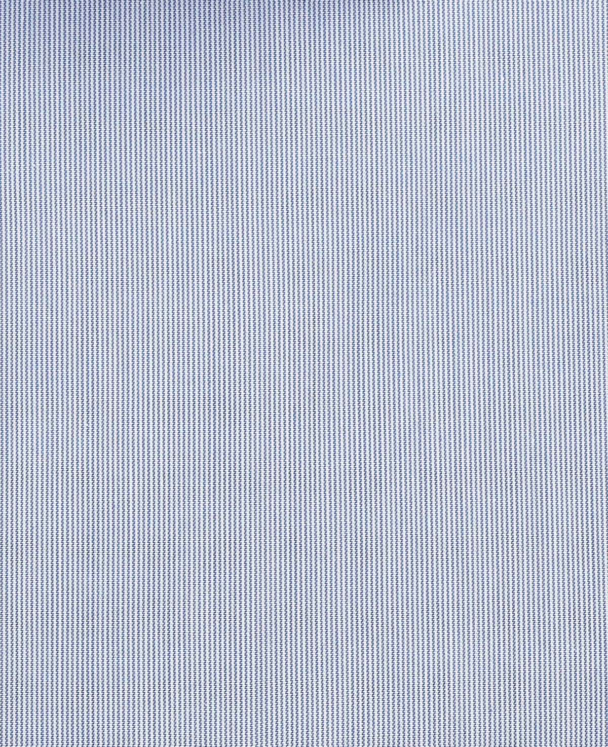 Men's Blue Cotton Poplin Stripe Classic Fit Winchester Formal Shirt With Double Cuffs fabric detail