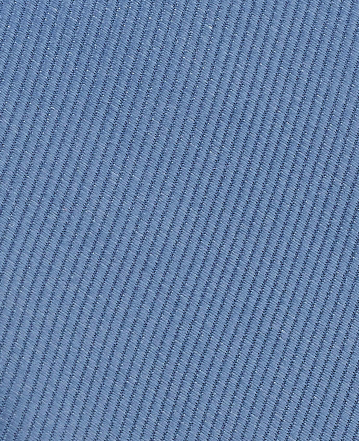Men's Blue Fine Twill Pure Silk Tie fabric detail