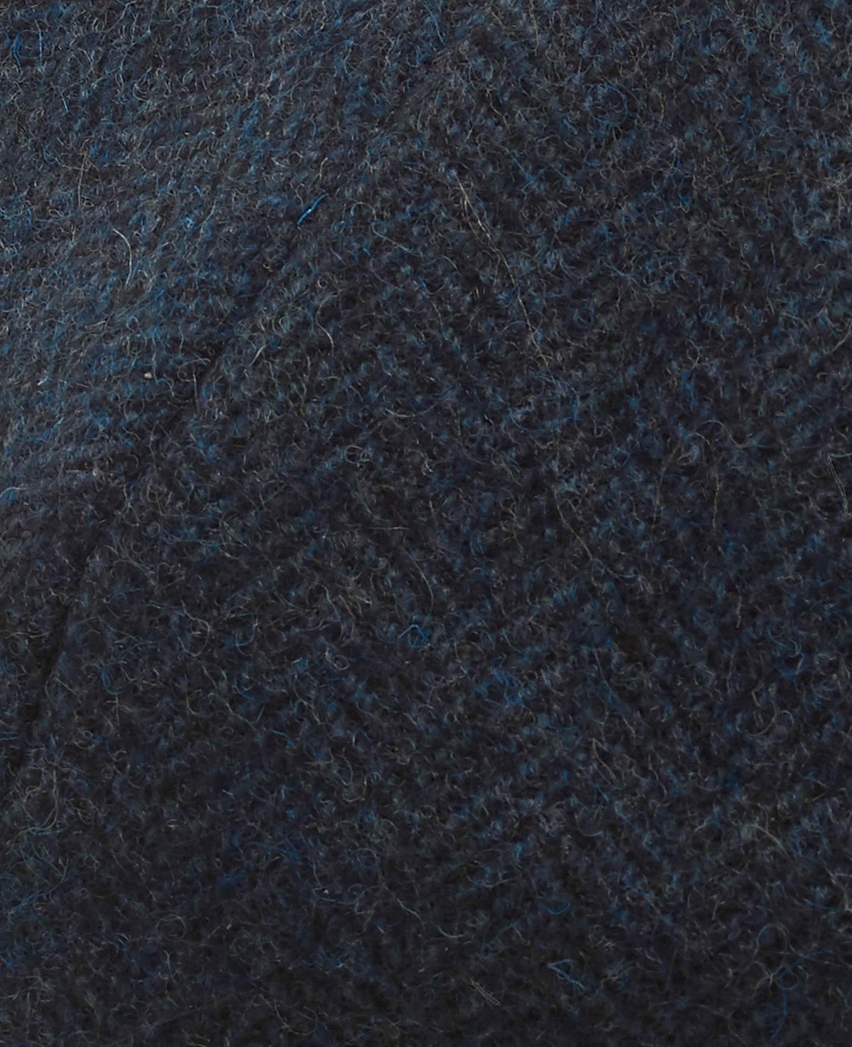 Blue Herringbone Baker Boy Hat
