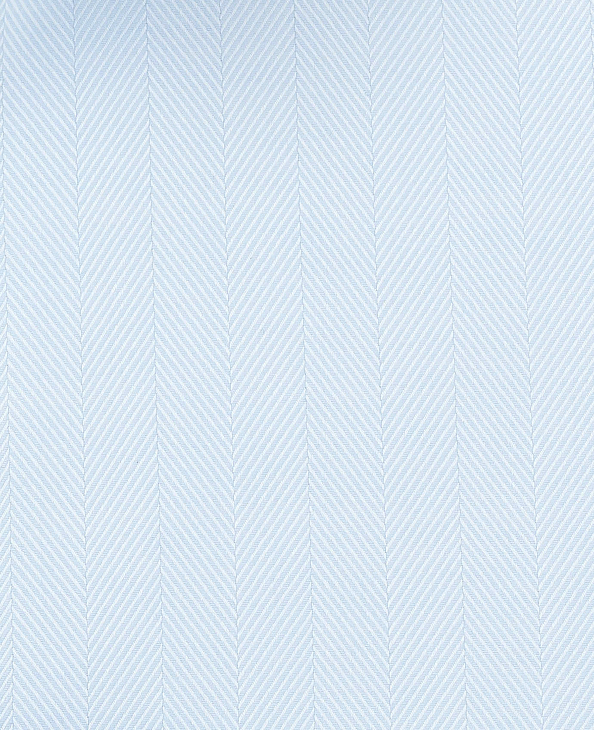 Men's Blue Herringbone Cotton Slim Fit Formal Shirt With Single Cuffs fabric detail