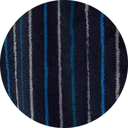 Blue Multi Stripe Super Soft Fleece Dressing Gown