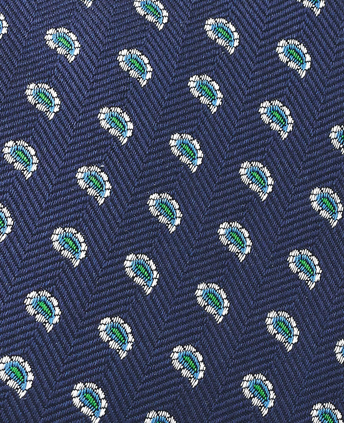 Blue Paisley Silk Tie in Gift Box