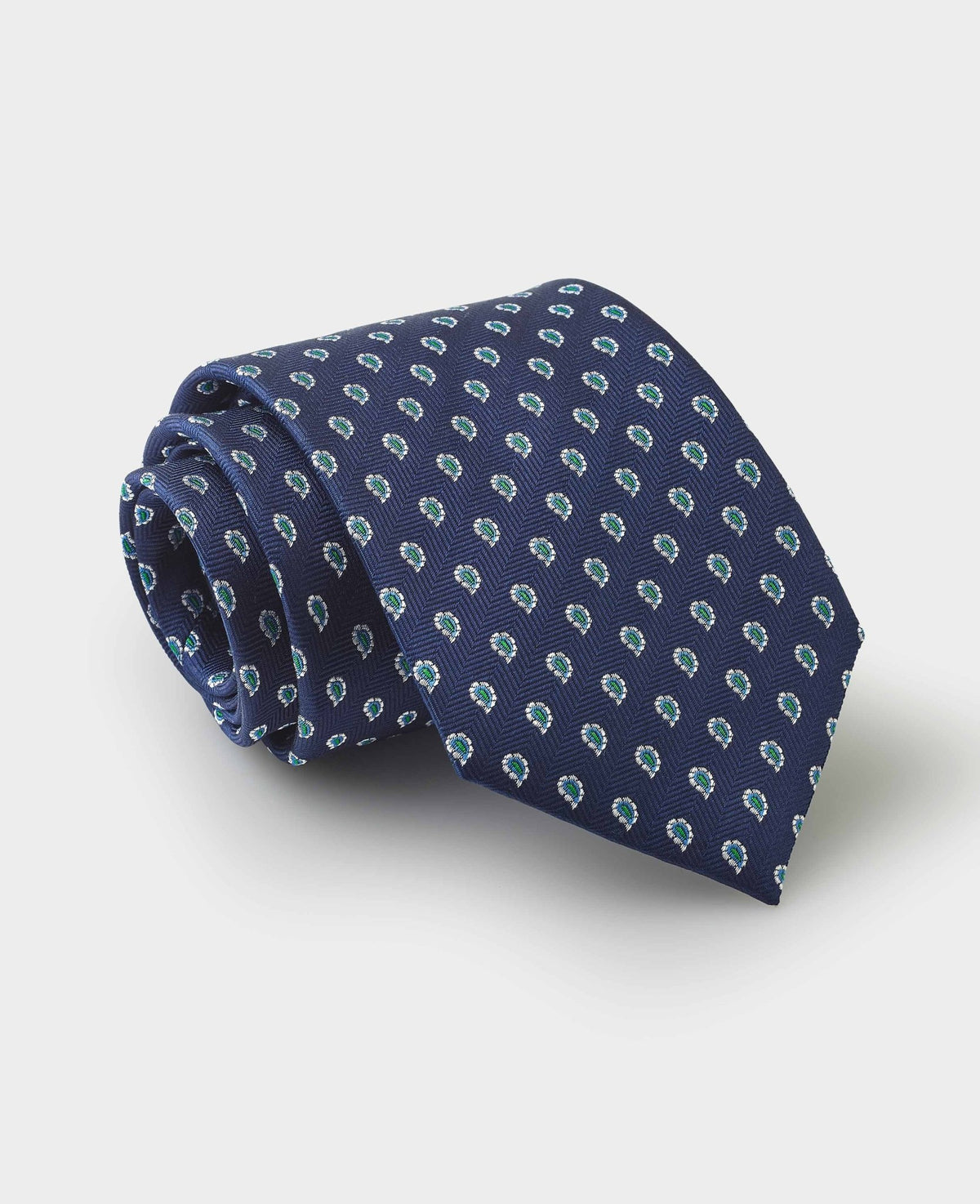 Blue Paisley Silk Tie in Gift Box