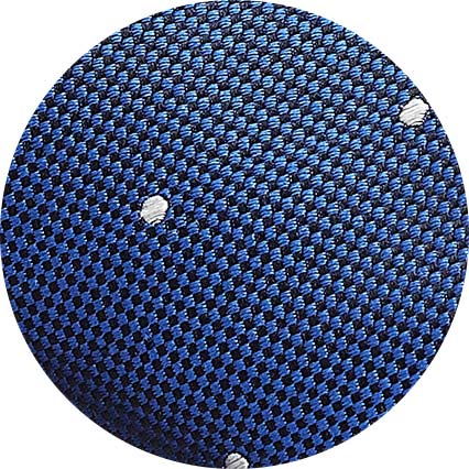 Men's Blue Silk Pinspot Tie in Gift Box swatch