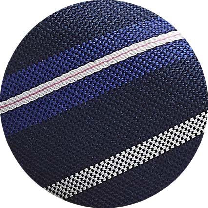 Blue Silk Striped Tie in Gift Box