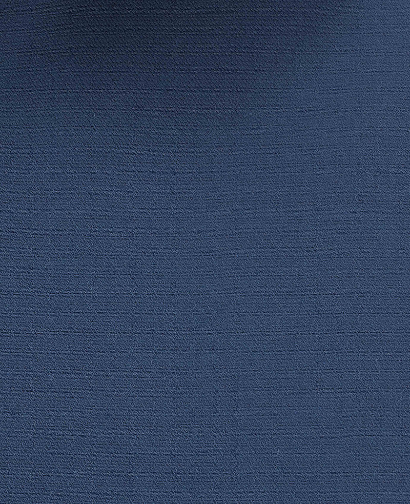 Blue Stretch Textured Cotton Slim Fit Formal Shirt - Single Cuff