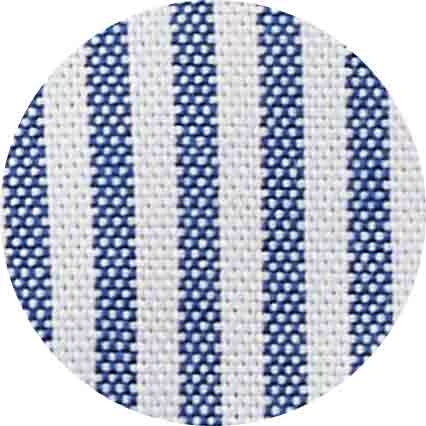 Blue White Stripe Classic Fit Button-Down Shirt