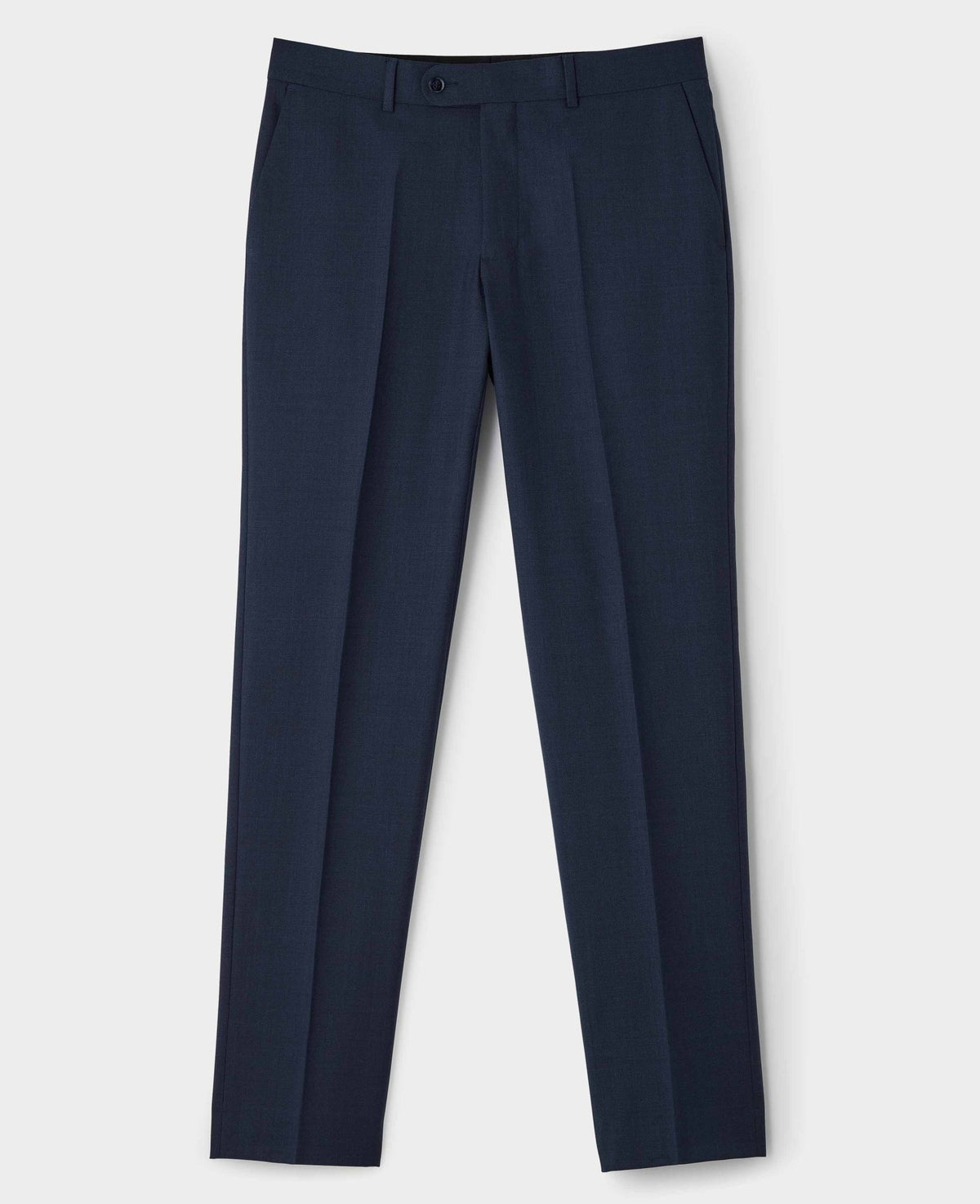 Bright Navy Wool Blend Tailored Suit