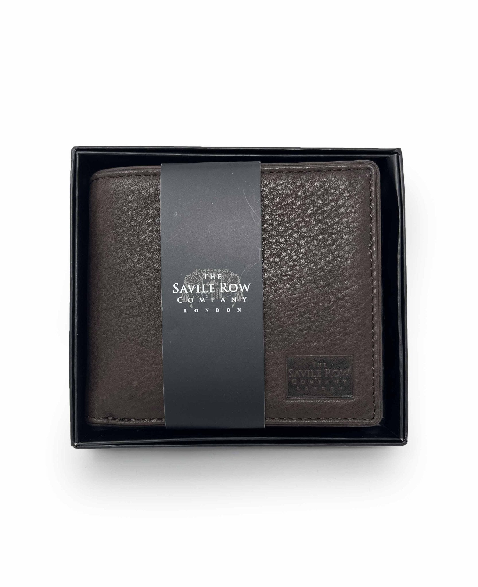 Men's Leather Billfold Wallet In Brown | Savile Row Company